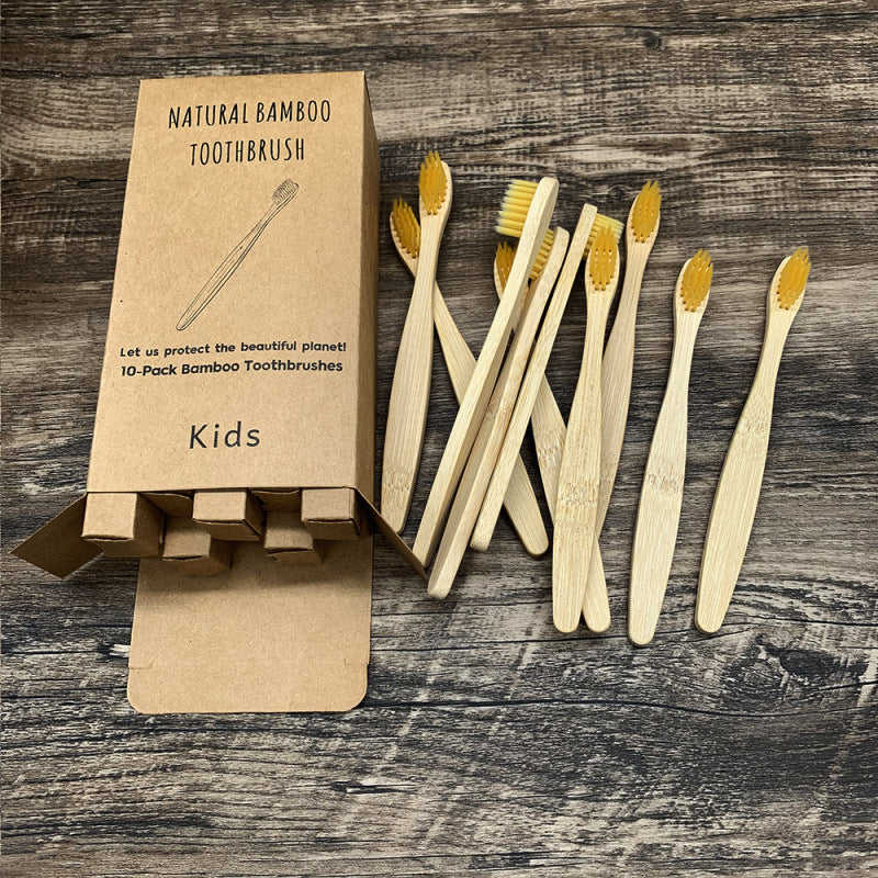 Kids bamboo toothbrush