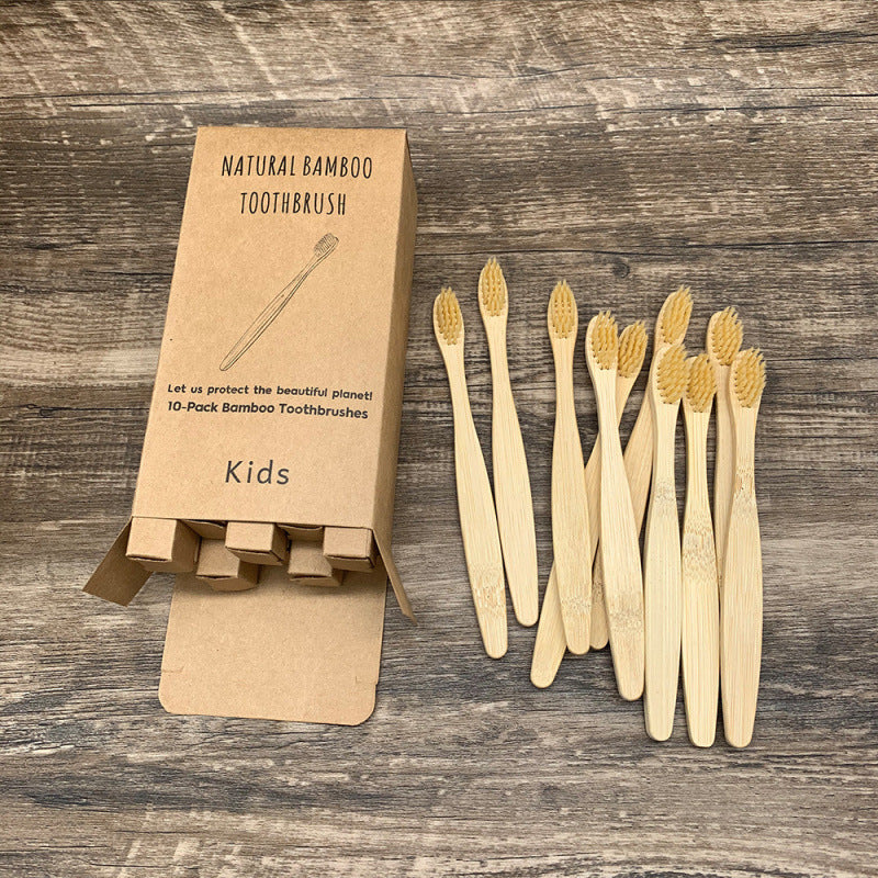 Kids bamboo toothbrush