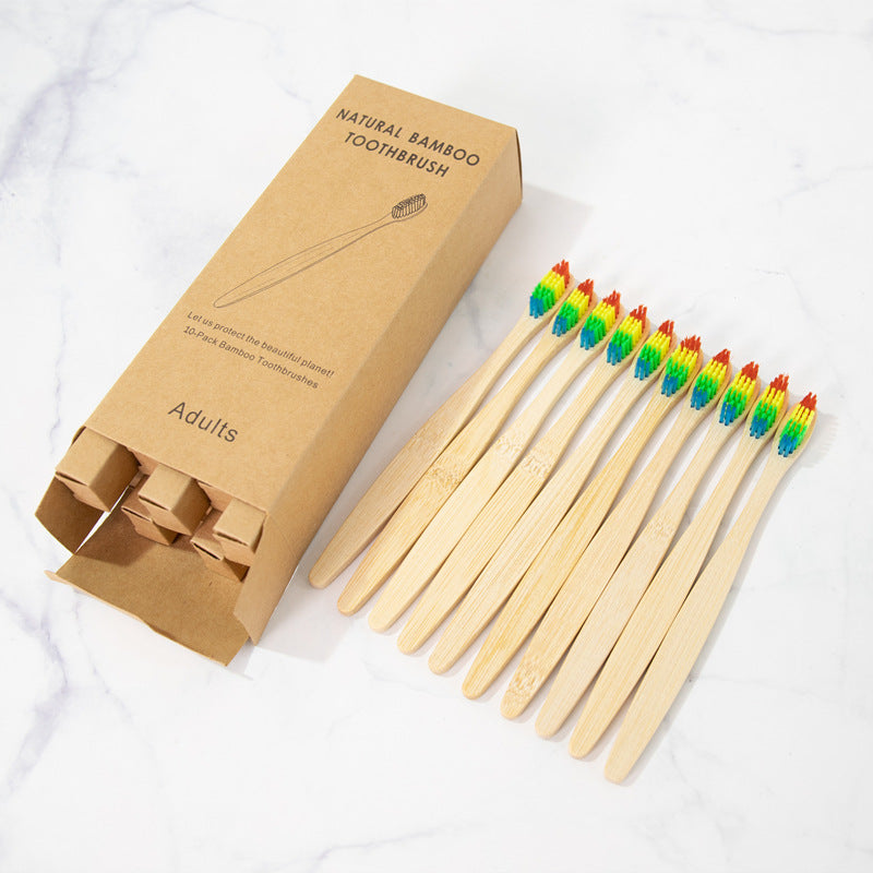 Adult bamboo toothbrush