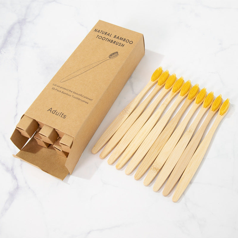 Adult bamboo toothbrush