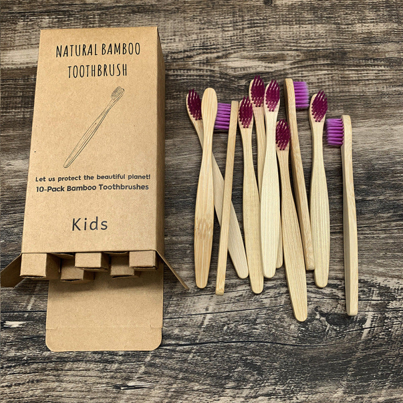 Kids bamboo toothbrush