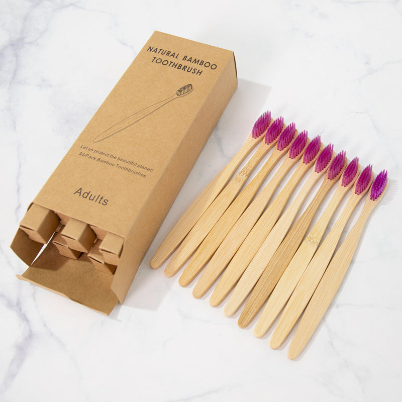 Adult bamboo toothbrush